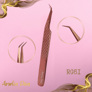 Пинсета за миглопластика Amelia Diva RG61