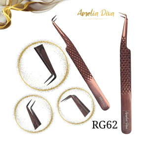 Пинсета за миглопластика Amelia Diva RG62