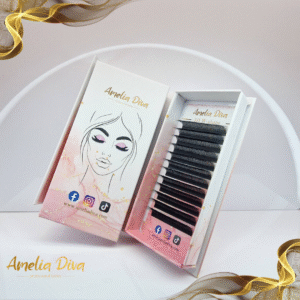 Amelia Diva черни мигли W-shape 3D