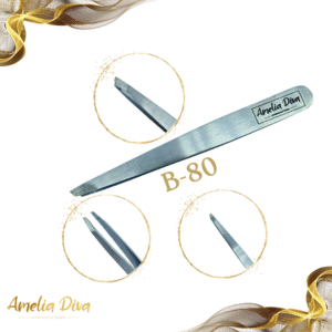 Пинсета за вежди Amelia Diva B80