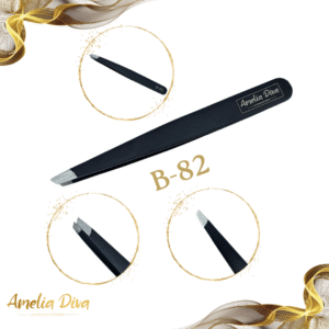 Пинсета за вежди Amelia Diva B82