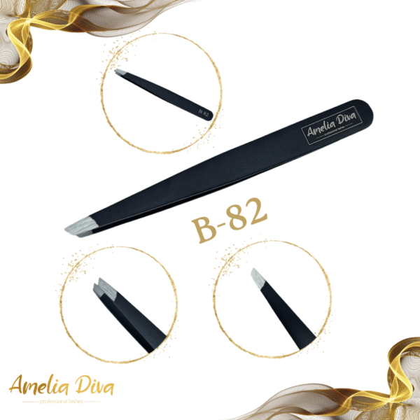 Пинсета за вежди Amelia Diva B82 — снимка 1