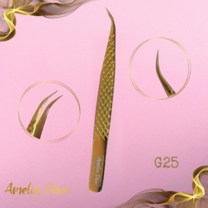 Пинсета за миглопластика Amelia Diva G25