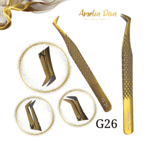 Пинсета за миглопластика Amelia Diva G26