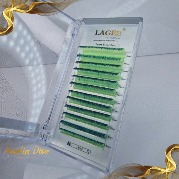 LAGEE Мигли Зелено Омбре