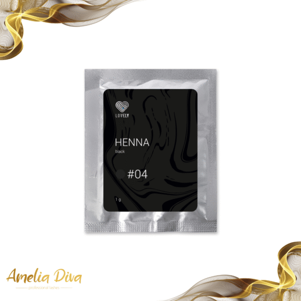 Къна за вежди саше Lovely N04 Black