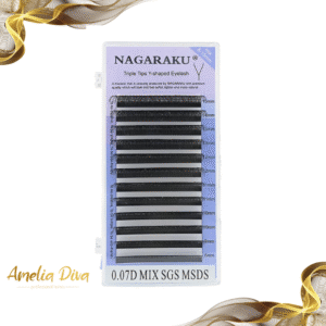 NAGARAKU черни мигли Triple Tips Y-shape 6D