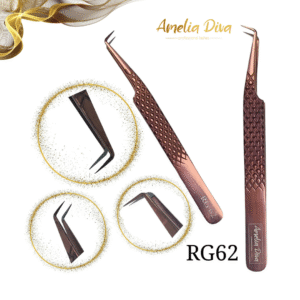 Пинсета за миглопластика Amelia Diva RG62
