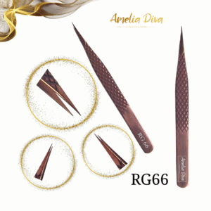 Пинсета за миглопластика Amelia Diva RG66