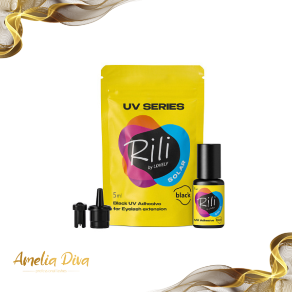 UV лепилото Rili Solar black Lovely 5ml