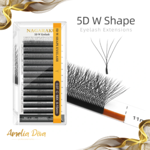 Nagaraku черни мигли W-shape 5D