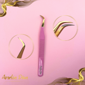 Пинсета за миглопластика Amelia Diva MLS10