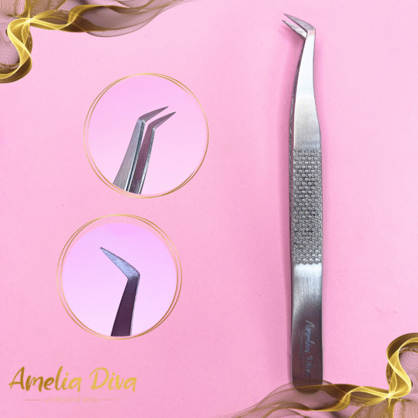 Пинсета за миглопластика Amelia Diva N03